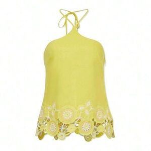 NWT Jonathan Simkhai Mads circle neck top